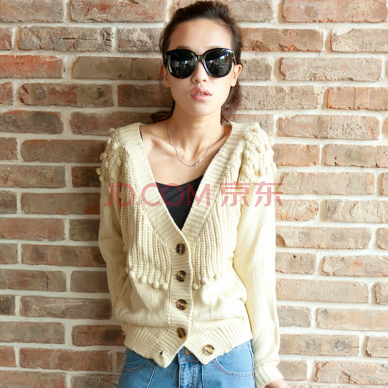 韩衣兜 2013秋装新品<em>韩版</em>女装时尚<em>针织开衫</em>手