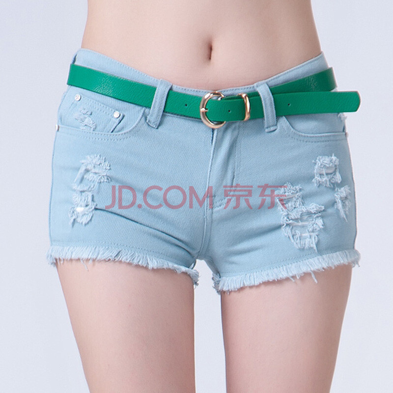 <em>牛仔短裤女</em>夏潮修身显瘦短牛仔裤女韩版大码
