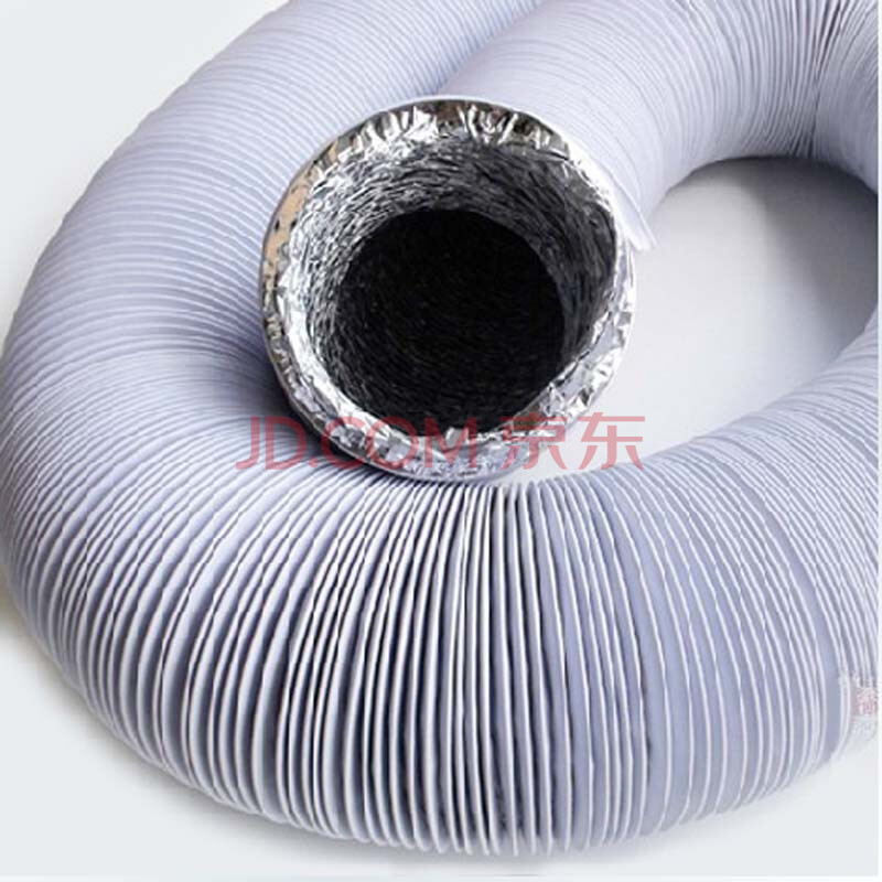妙记 加厚双层油烟机排烟管道 铝箔排烟管油烟