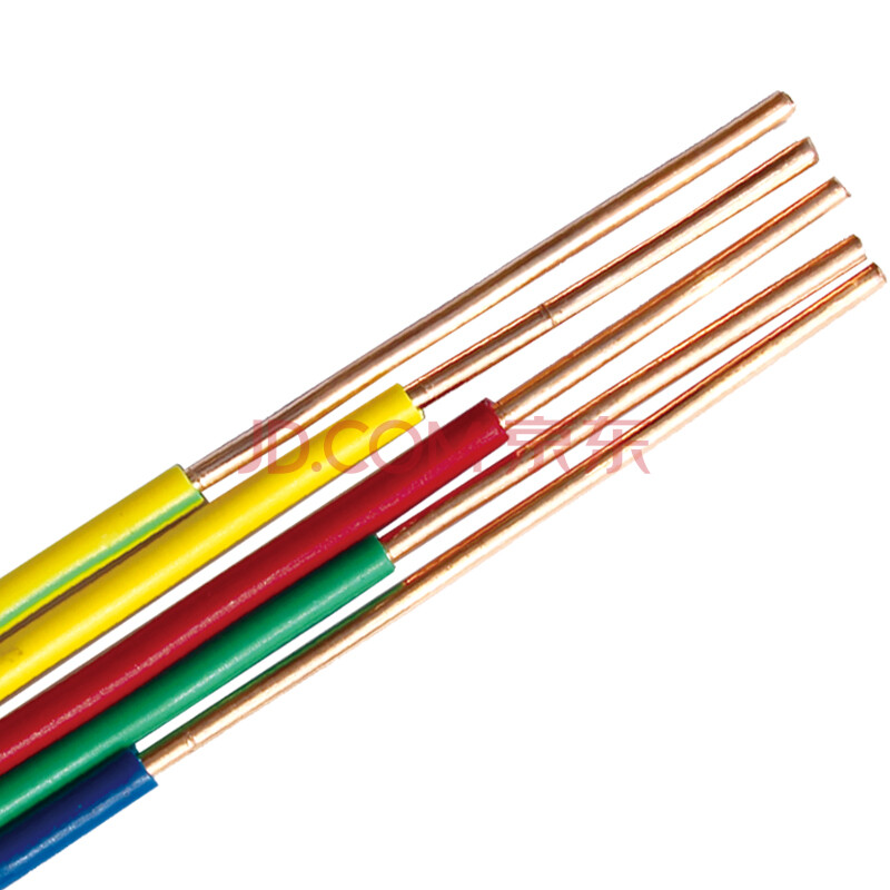 电线真国标鲁龙电缆单股无氧紫铜单芯硬线BV