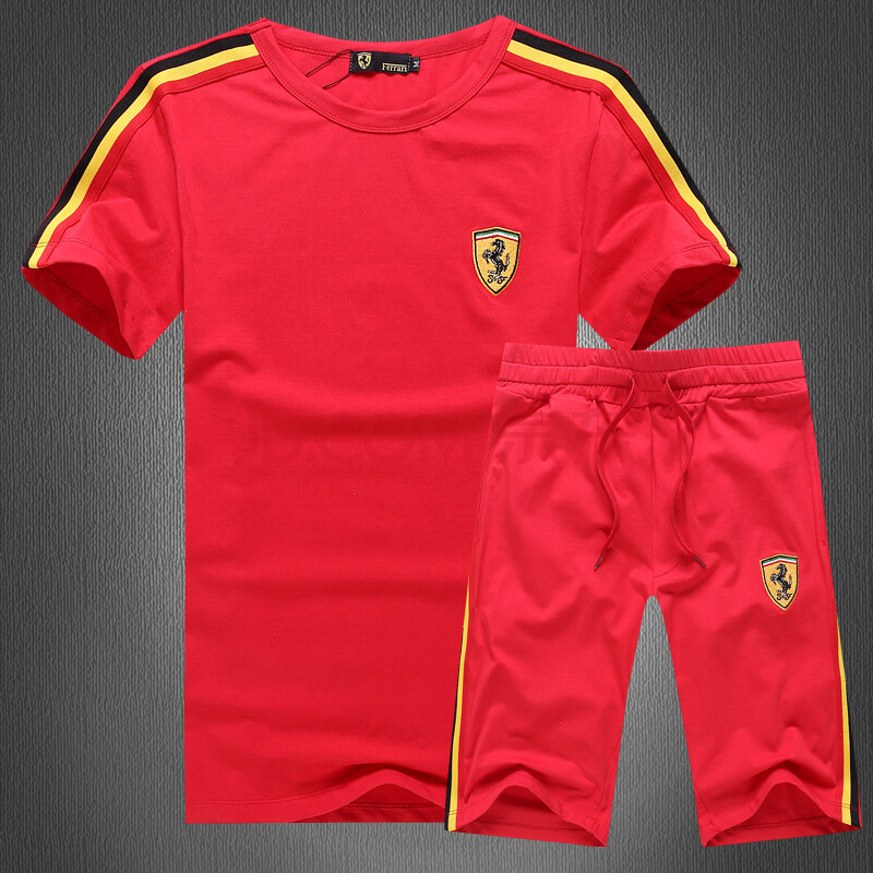 尼菲2014新款夏装休闲短袖T恤<em>短裤运动套装</em>#