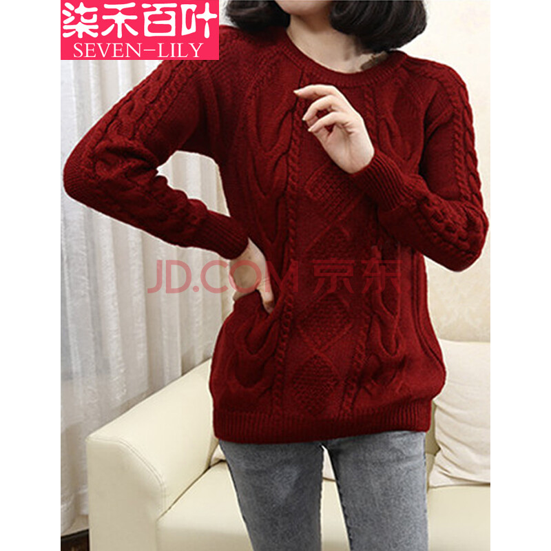 <em>毛衣酒红色</em>毛衫女 _经验分享网