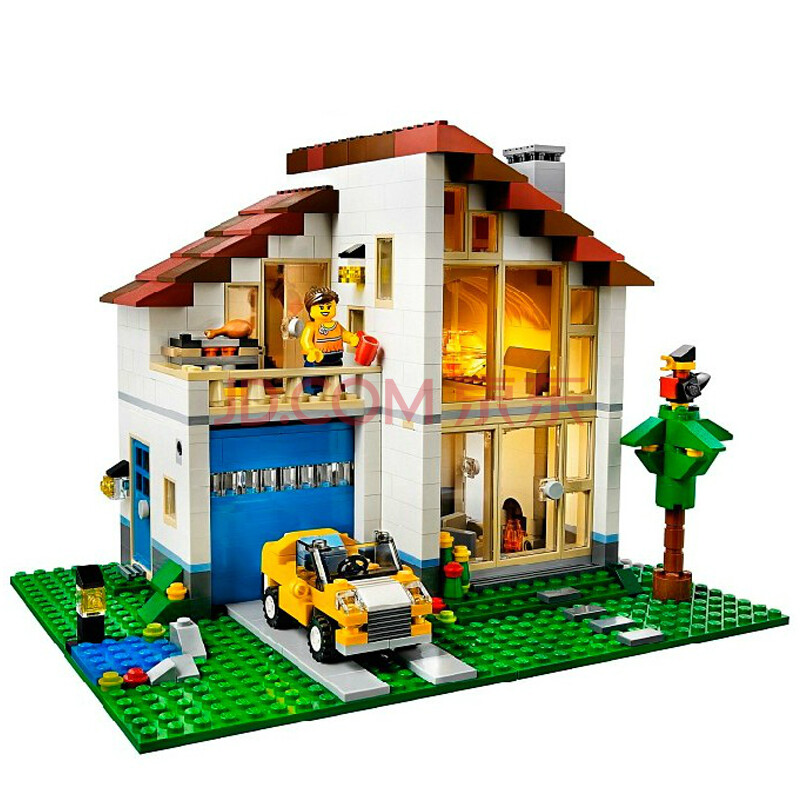 LEGO 乐高 L31012 创意系列 摩登家庭别墅 温