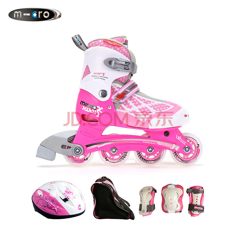 -CRO旗舰店2014新款906儿童全套装轮滑鞋旱