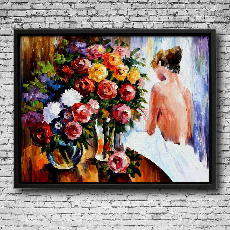 leonid afremov作品 纯手绘油画 现代抽象印象人物 印象斑斓 e-款 85x