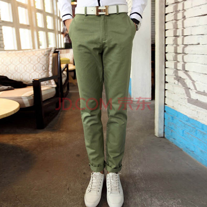 D 2014春夏新款 韩版修身休闲裤 男士修身裤 潮
