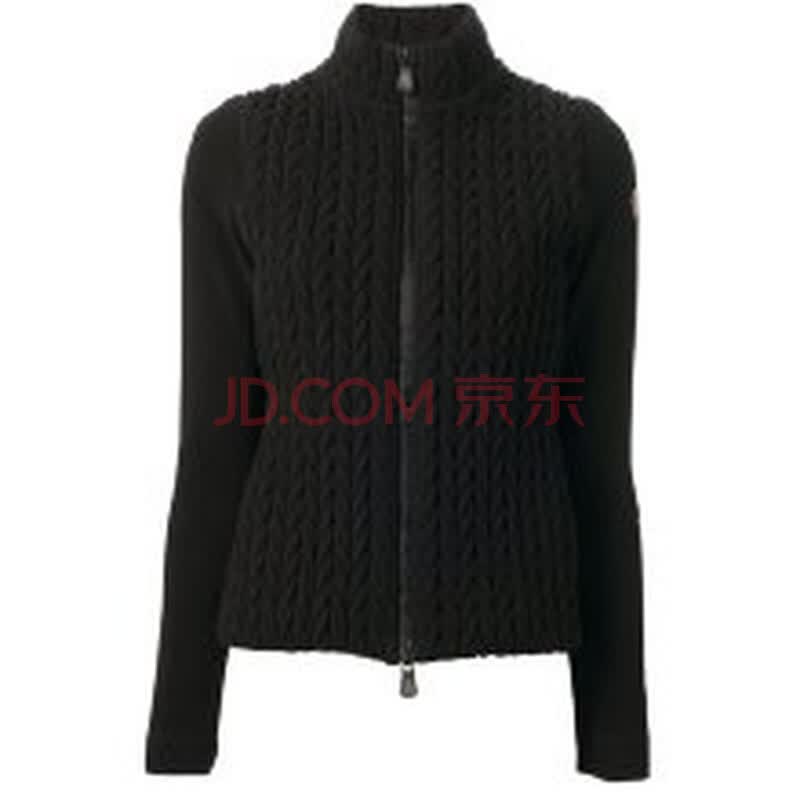 Mo<em></em>ncler 蒙克莱 女士<em>立领</em>长袖<em>拉链编织毛衣</em> 32