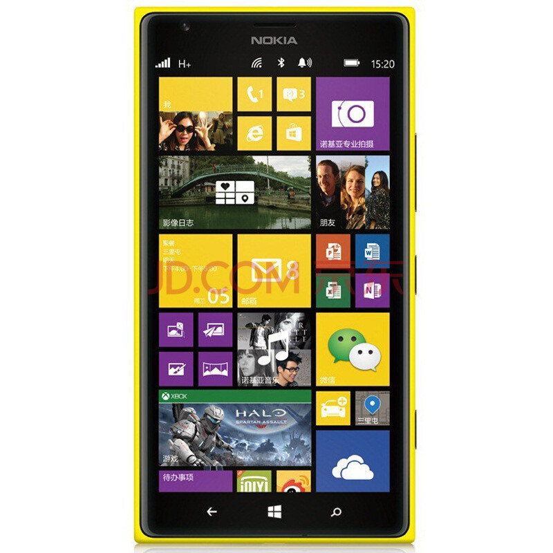 诺基亚(nokia) lumia 1520 (rm-939) 黄色 联通3g手机