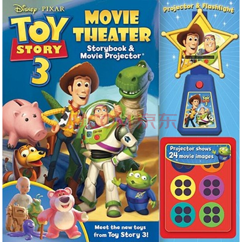 【预订】toy story 3 movie theater: storybook &