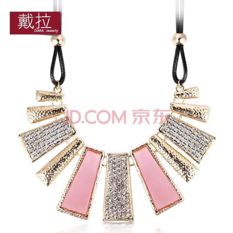 戴拉 夸张时尚项链女<em>短款</em>百搭<em>毛衣</em>链假领子装