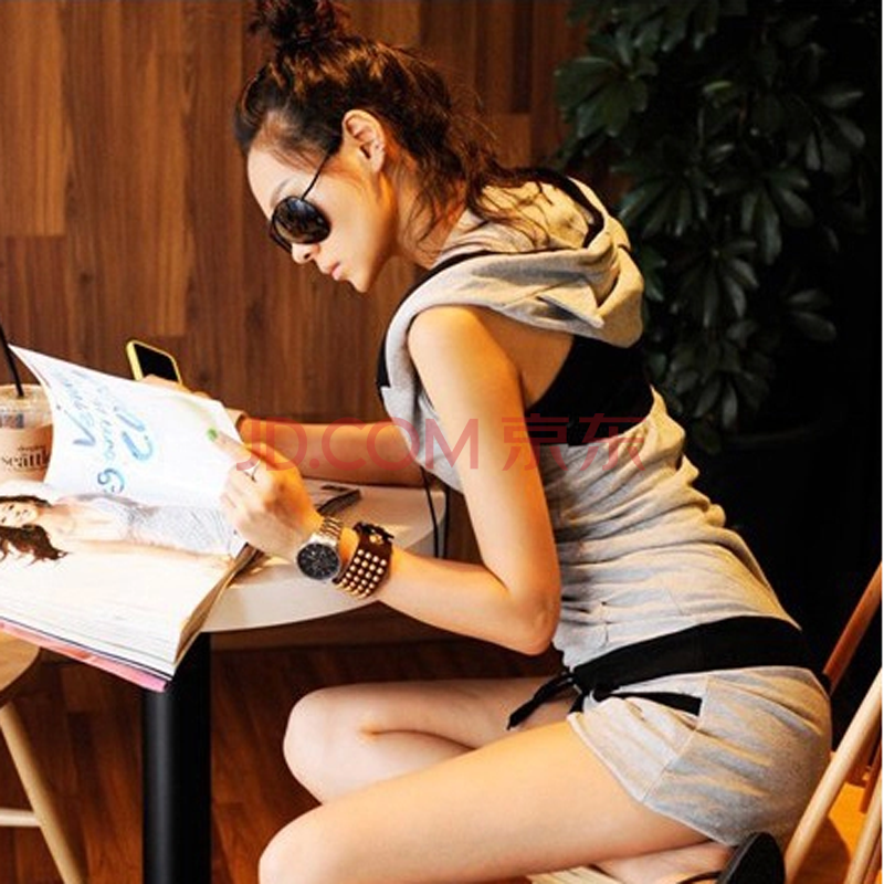 砺青坤总 2014新款套装<em>女夏装时尚</em>韩版露肩三