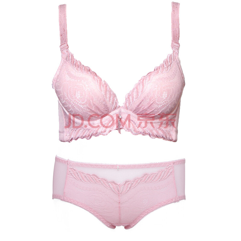 <em>名媛蜜秀</em> 上薄下厚收副乳调整型内衣套装 深V