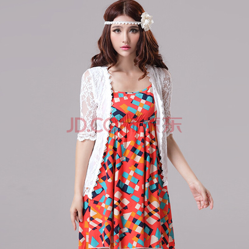 【<em>货到付款</em>】2014新款<em>开衫</em>蕾丝小披肩短外套