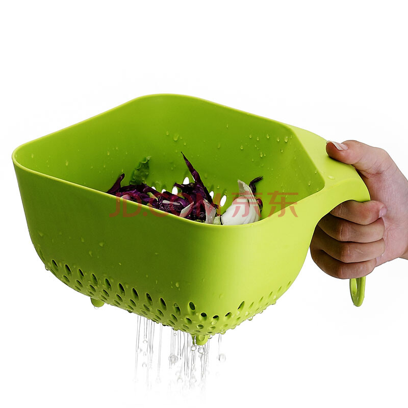 甲克虫 方形滴水箩 沥水篮 果蔬盘沥水器 多用途