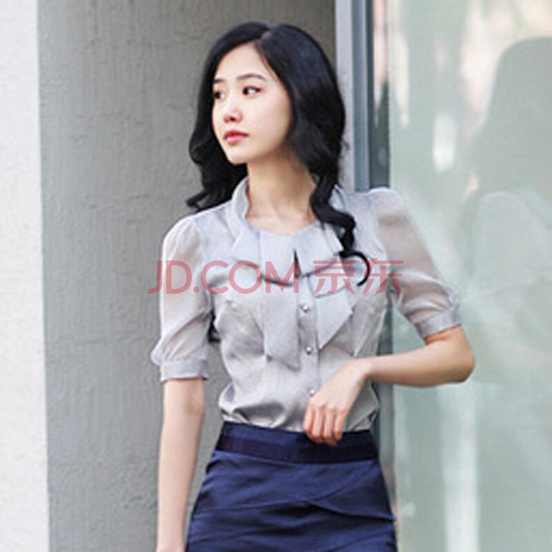 JHMM-SZ优雅ol2014夏装新款短袖衬衫女款韩