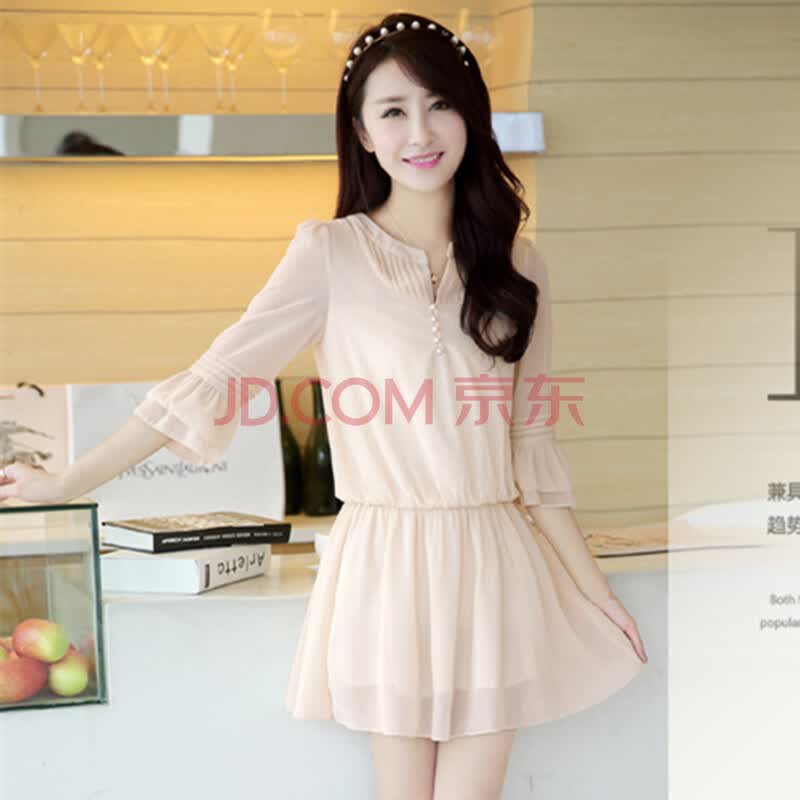 唐悦2014<em>夏季</em>新款<em>女装</em> <em>韩版</em>修身显瘦淑女时尚