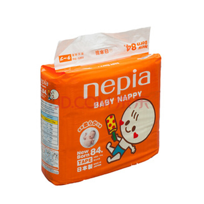 妮飘(nepia)纸尿裤 日本原装进口瞬间干爽 超薄型尿不湿 新生儿[0-5kg