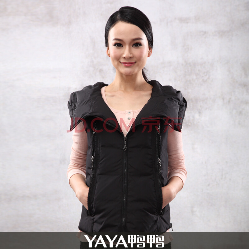 <em>鸭鸭</em>(YAYA)<em>羽绒服</em> 女羽绒背心潮羽绒<em>马甲</em>坎肩