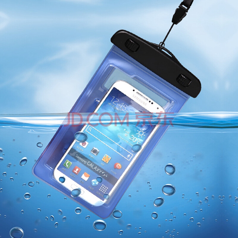 乐威客/lvke 手机防水袋潜水套iphone5三星小米手机 黄色 4.8寸