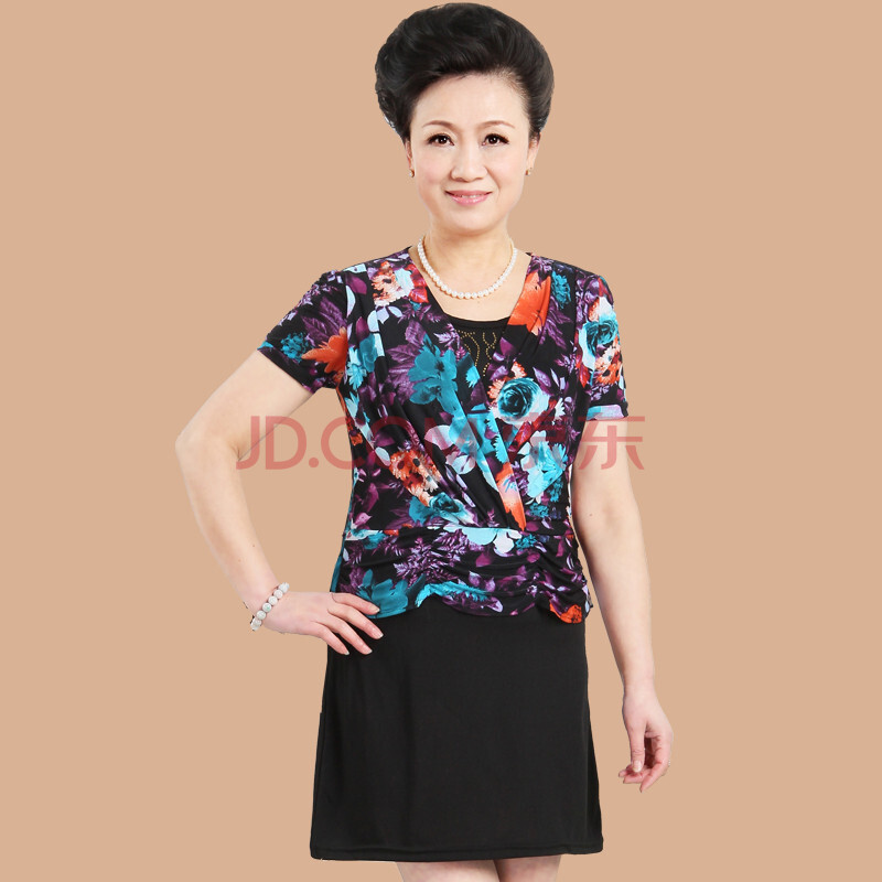 <em>中老年</em>女装夏装<em>裙子</em>中年女装夏装连衣裙<em>中老年</em>