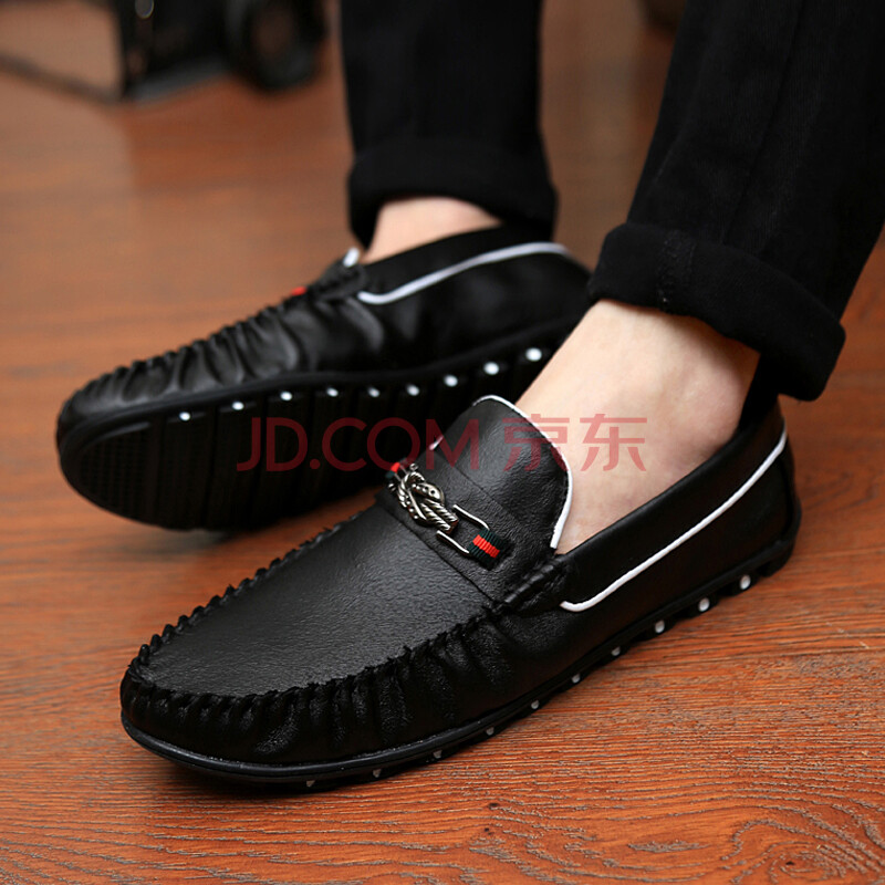 夏季新款 男士豆豆鞋 男时尚潮流休闲鞋男 套脚