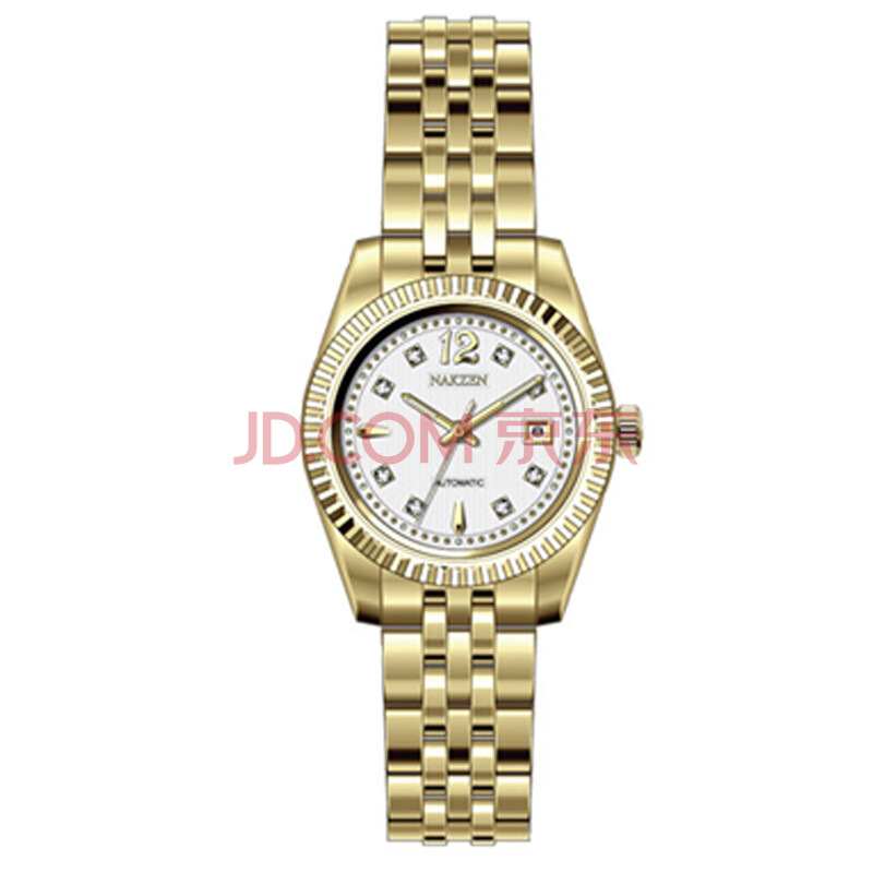 名古城 NAKZEN 日本名表 女士钢带机械手表S