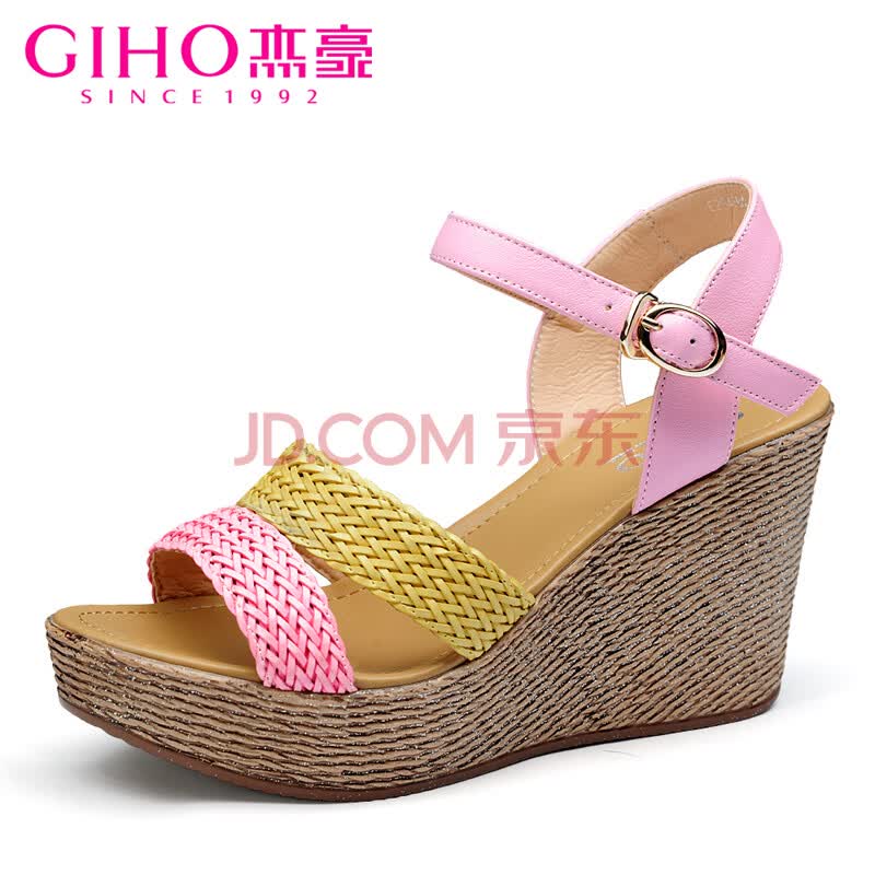 杰豪2014夏季新款甜美<em>女凉鞋</em> 时尚舒适青春编