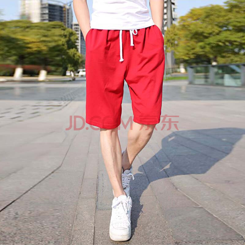 djs 夏季新款韩版修身五分裤 男式运动裤青少年时尚5分裤 男士短裤男