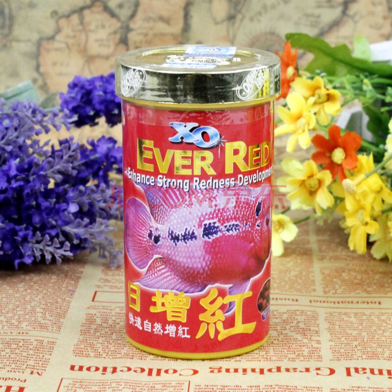 新加坡傲深XO日增红罗汉鱼增色饲料 100g中粒