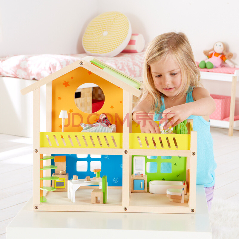 的度假屋 娃娃屋别墅房子玩具 三岁女孩玩具 3