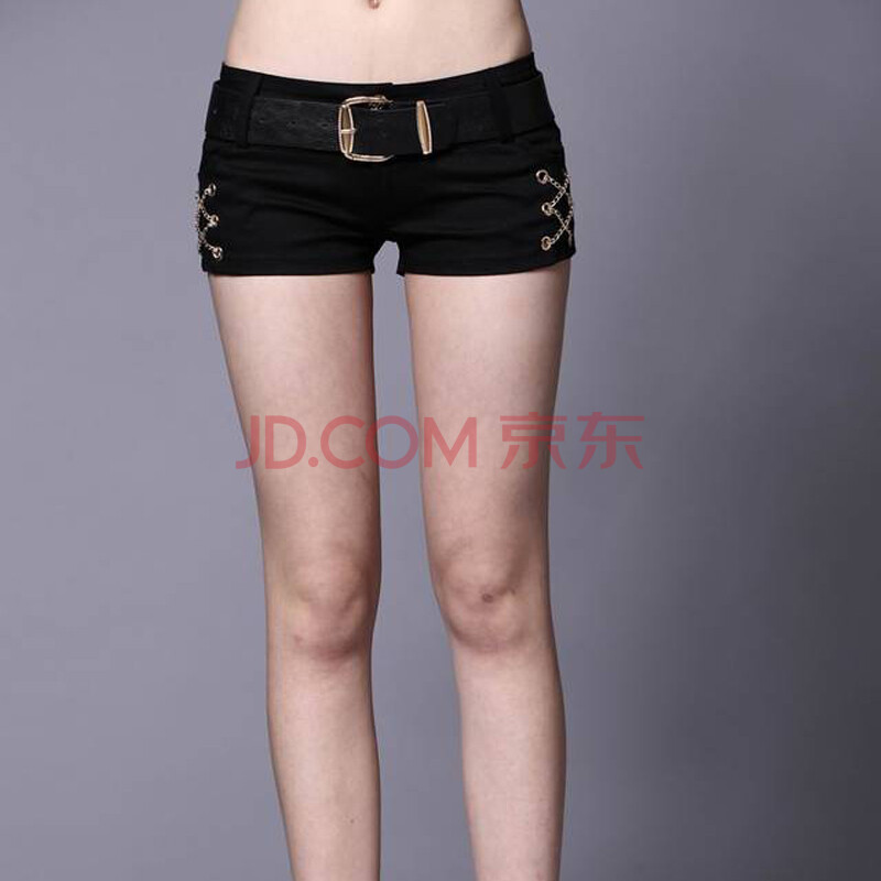 2014女装新款超<em>短裤</em>黑色欧美<em>女士短裤</em>显瘦 黑