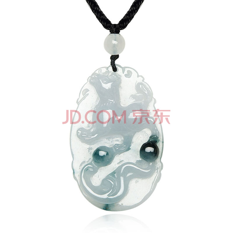 凤禧十二生肖高品质冰种飘兰花天然翡翠生肖吊