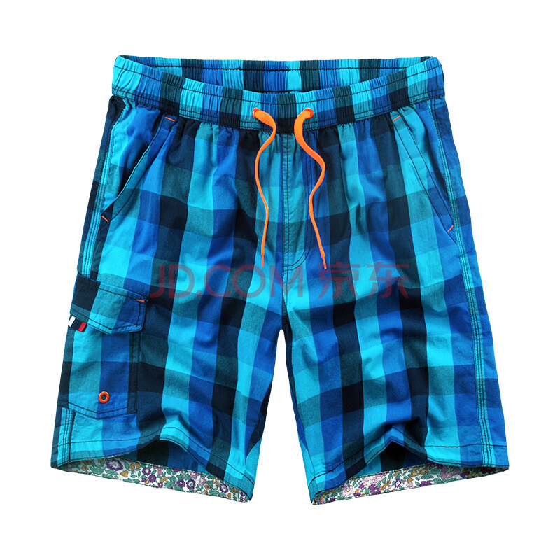 elkelake<em>男士沙滩裤短裤</em>男夏潮大码男沙滩裤五