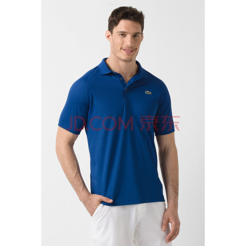 lacoste/法国鳄鱼 代购男款polo衫 涤纶 纯色 短袖dh522l-51