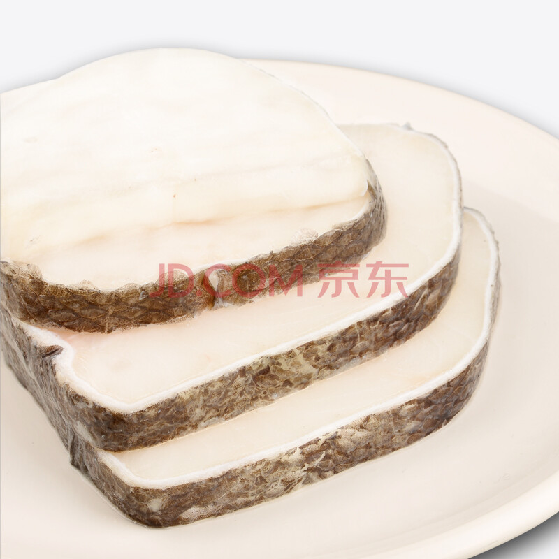 品鲜猫 正宗法国冷冻银鳕鱼片 切段 500g图片