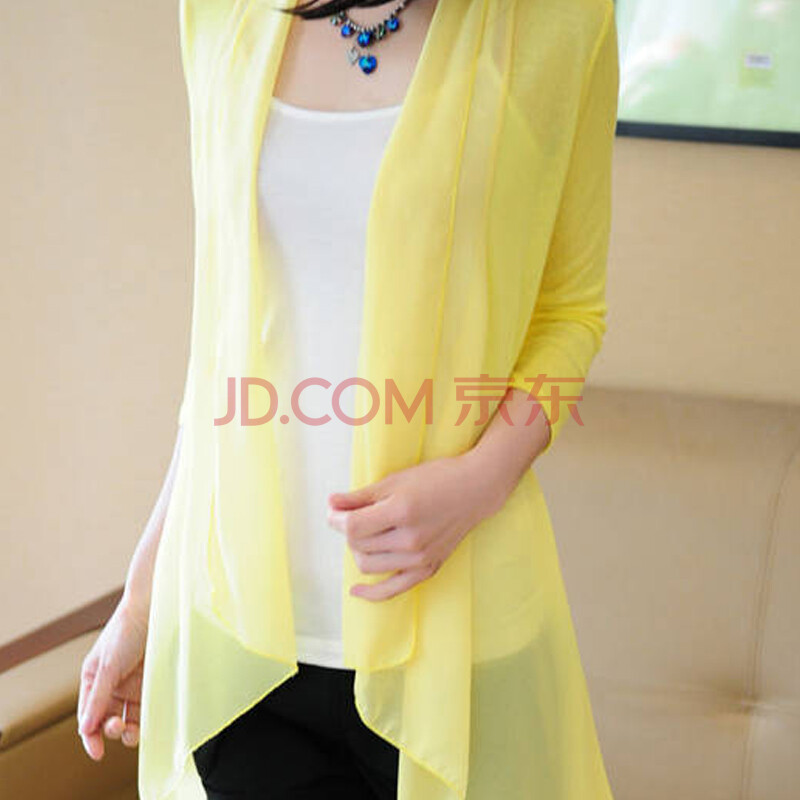 2014夏装新款防晒衣透明外搭<em>开衫</em>夏季<em>薄空调</em>