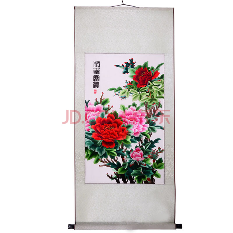 湖南湘绣客厅装饰画+中国特色礼物送老外全手