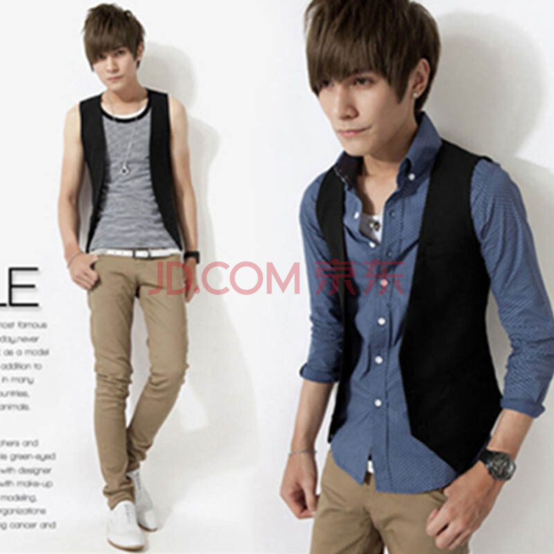 FZL 2014新款<em>男装</em> 夏季男士休闲<em>马甲</em> 商务西服