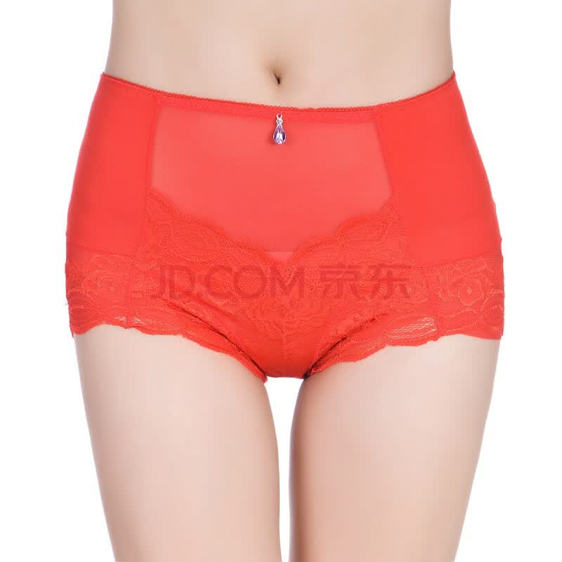 高腰少妇<em>内裤</em> 时尚绣花 <em>竹炭纤维</em>女士<em>内裤</em> 束身