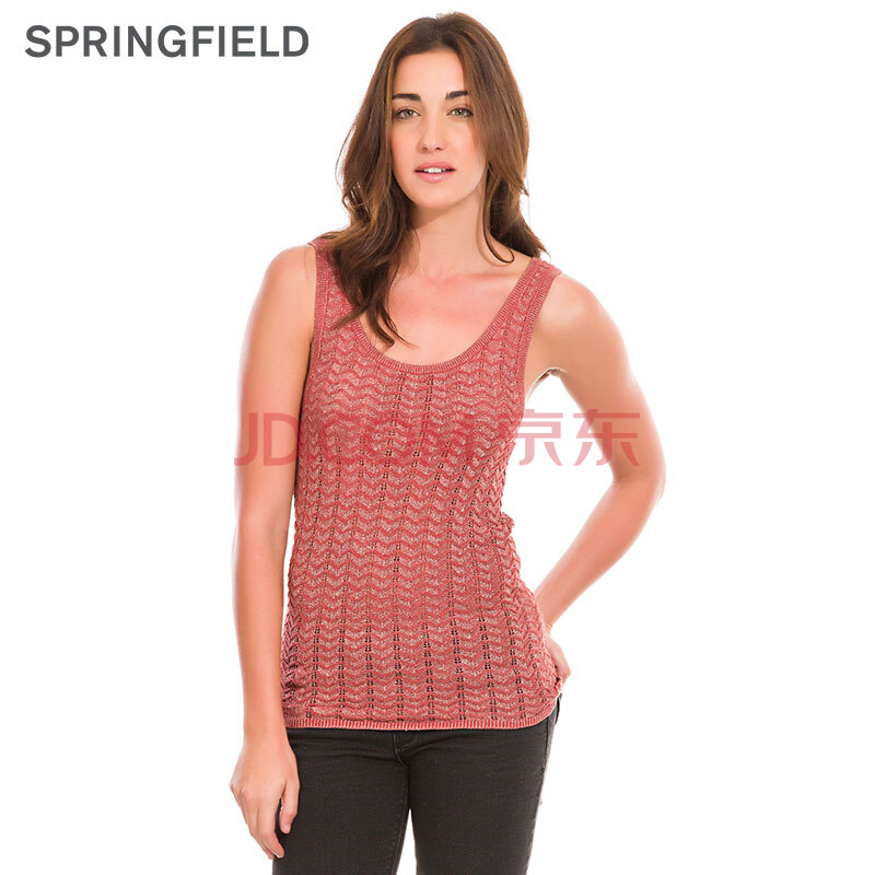 <em>SPRINGFIELD</em> 2014春装 <em>女装</em>波浪纹显瘦针织