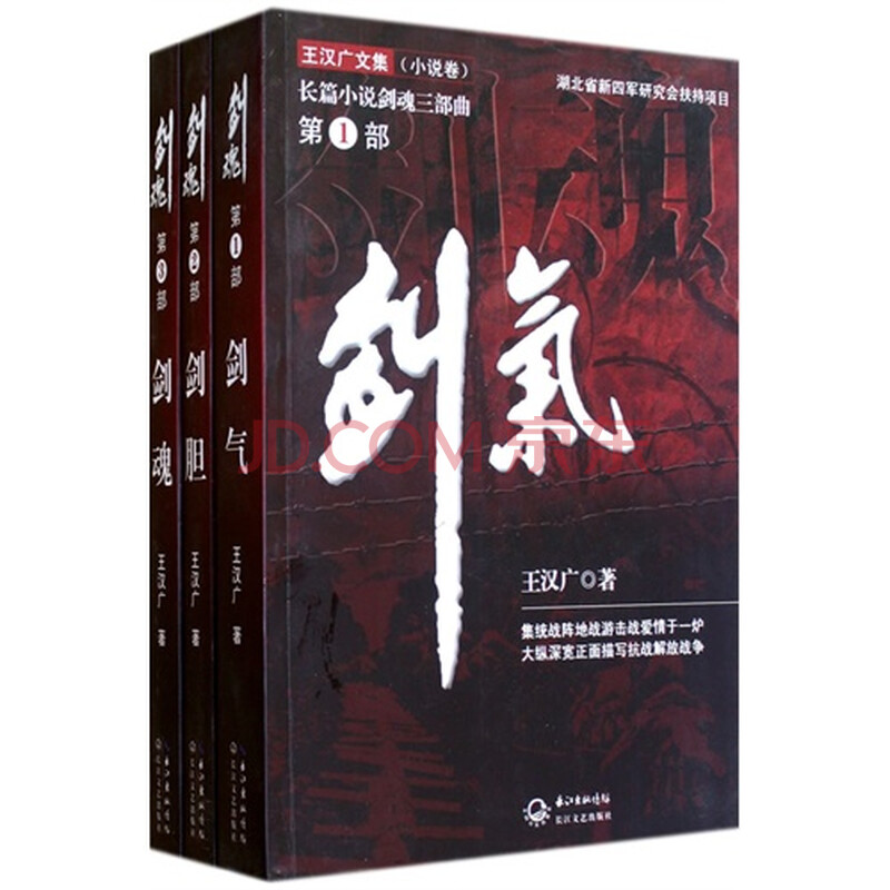 长篇小说剑魂三部曲王汉广文集(小说卷)(全3册