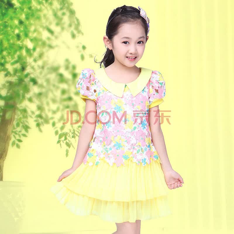 <em>娜伲熊</em>品牌童装女童<em>夏装</em>2014新款连衣裙儿童