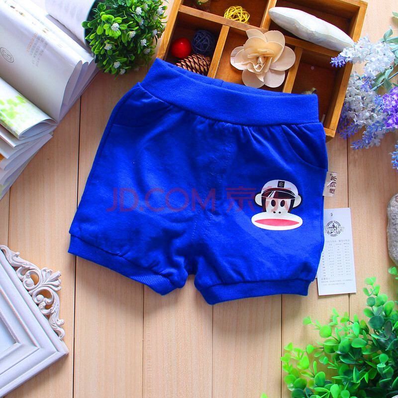 维琦尔 2014宝宝夏天纯棉<em>短裤儿童</em>夏装婴儿可