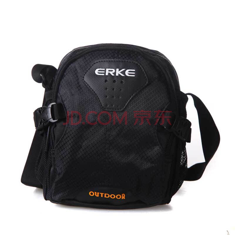 鸿星尔克erke 新品上市休闲小背包挎包单肩包w 10312102020 正黑18*9*图片