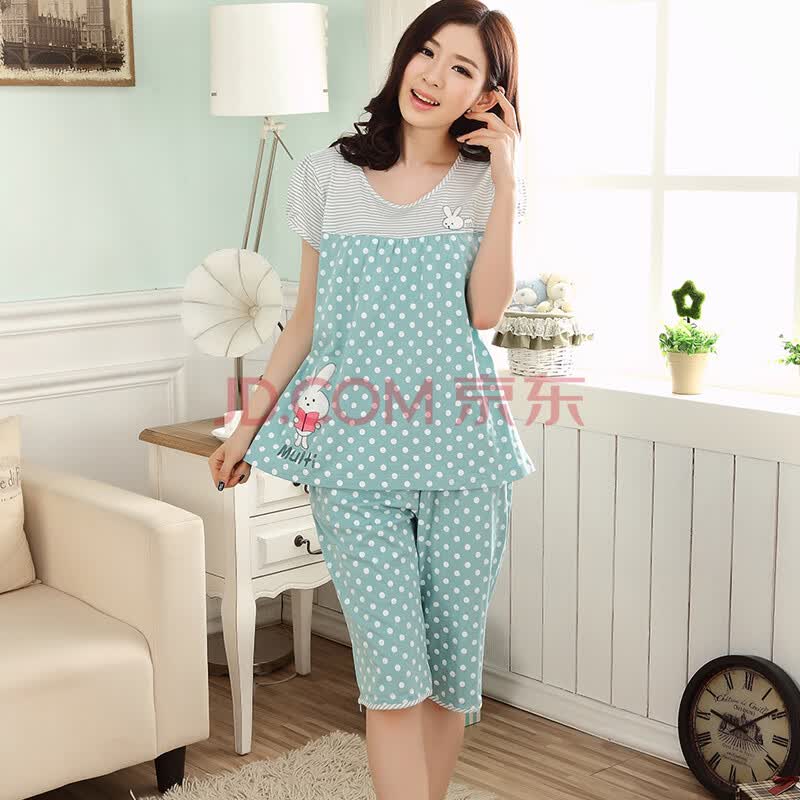 香港康谊 秋<em>冬装</em> 纯棉 <em>女</em>长袖 <em>套装</em>家居服 <em>睡衣</em>