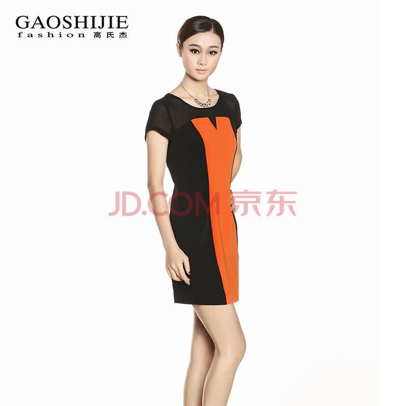 高氏杰专柜<em>正品女装</em>2014<em>夏季</em>女新款无袖连衣