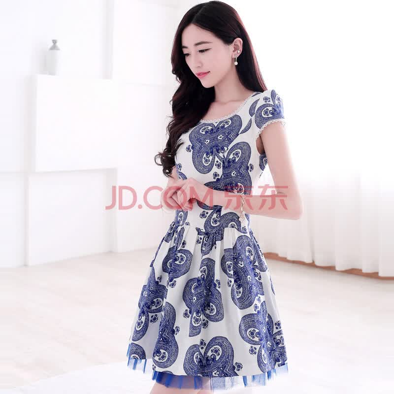<em>货到付款</em>花噜噜<em>品牌女装</em>连衣裙 2014夏装新款