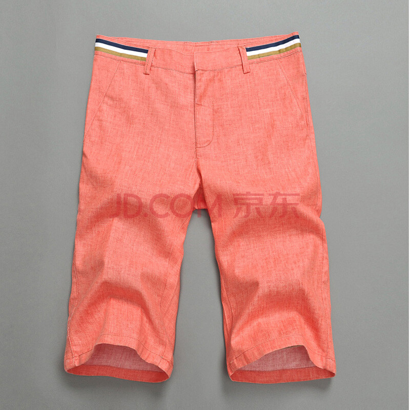 YTK夏季新款韩版修身亚麻<em>短裤男士</em>休闲<em>短裤薄</em>