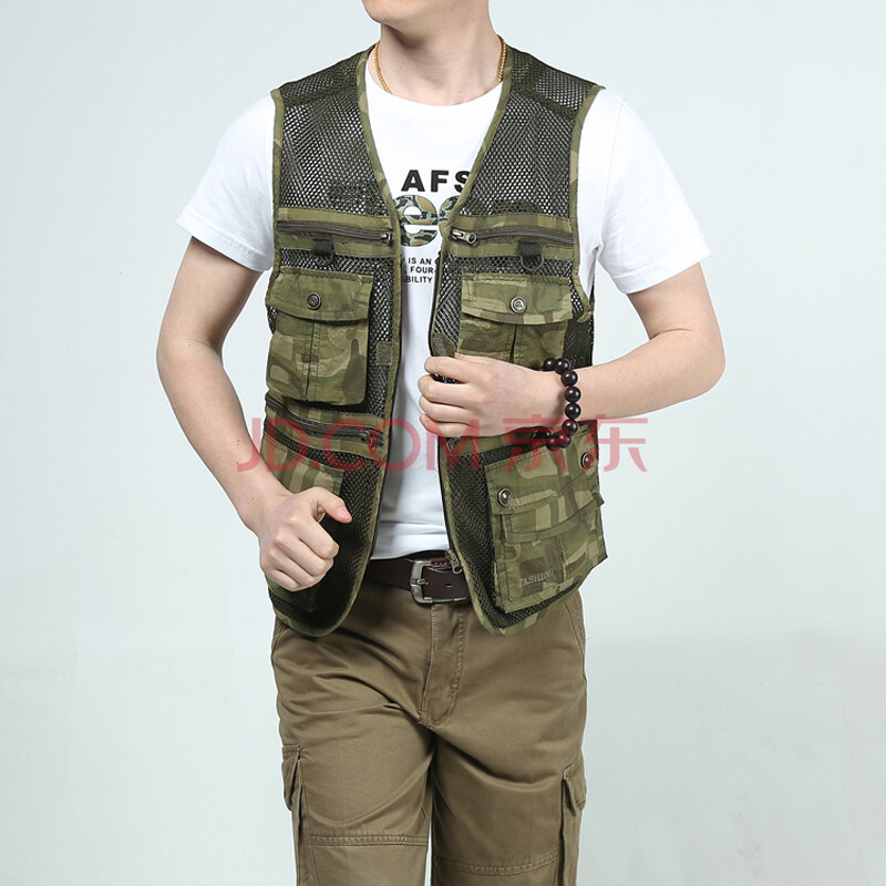 2014夏新款 战地吉普(Afs Jeep)<em>网眼钓鱼马甲</em> 