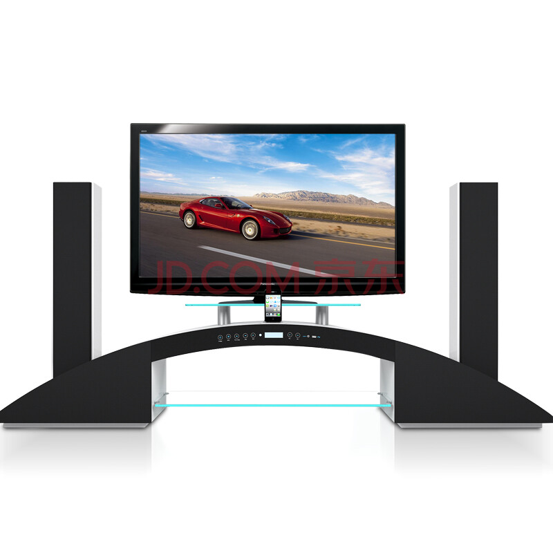 威名木业 智能电视柜 多功能可遥控 带音响 支持